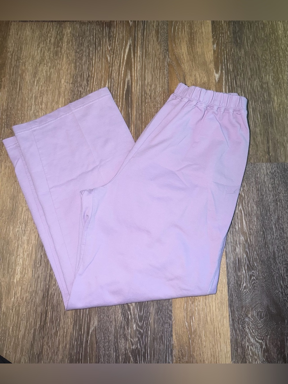 Lavender Elastic-Waist Bottoms